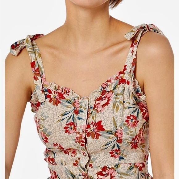 ANGIE, NWOT, WOMENS, DAINTY & DARLING, FLOWERED PRINT DRESS. SIZE S - Picture 3 of 9